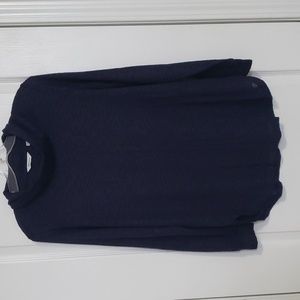 3/$25 Navy light cowel neck sweater